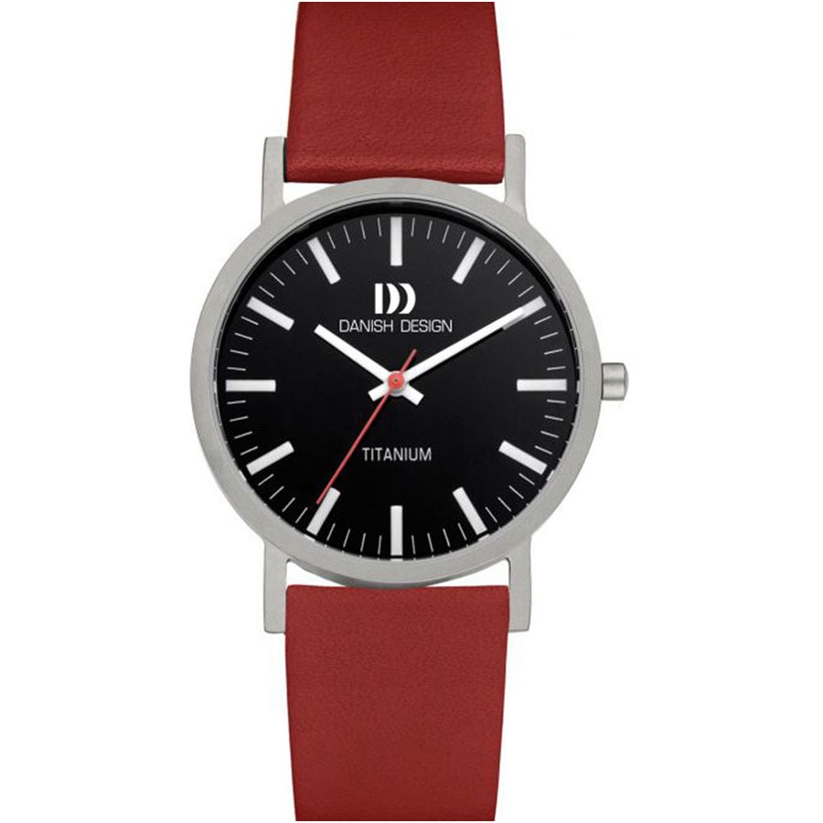 Image of Danish Design Rhine Black Red Medium Gents Watch