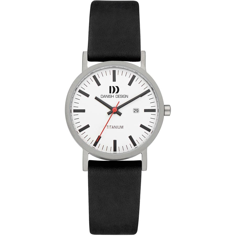 Image of Danish Design Rhine White Black Date Small Ladies Watch