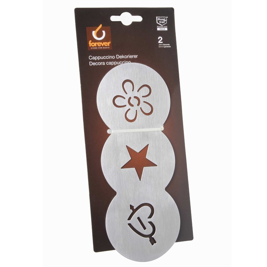 Image of Forever 3 in 1 Coffee Decorator Stencil